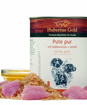 Hubertus Gold menu kalkoen/rijst, 800 gr.